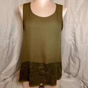 Juicy Couture Sleeveless Top - olive green